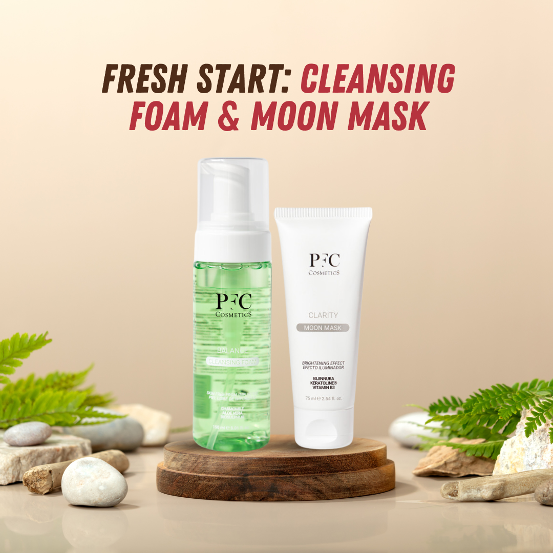 Cleansing and Mask Combo : PFC Samapharma Balance Cleansing Foam 150ml + PFC Samapharma Clarity Moon Mask 75ml