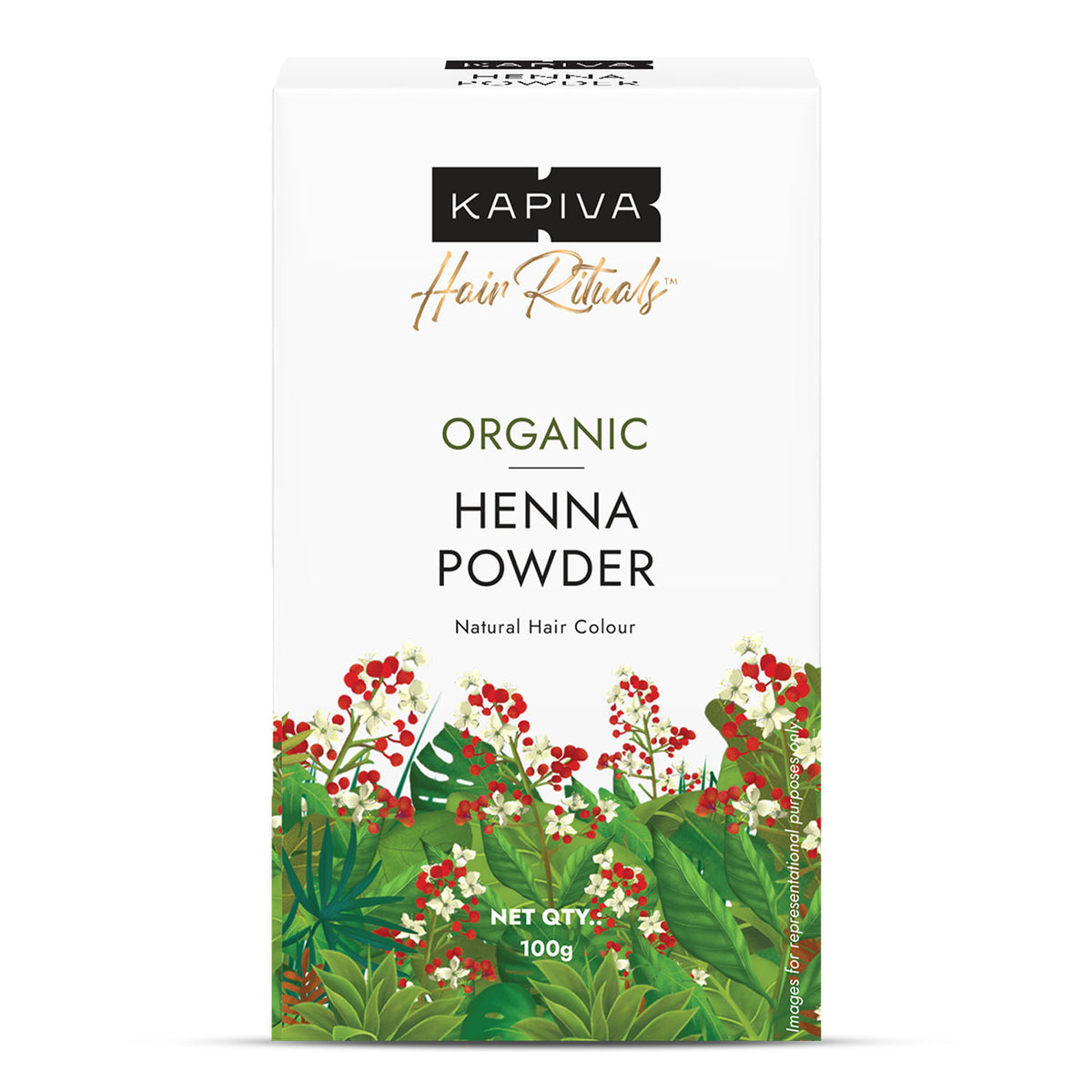 Kapiva Hair Rituals Organic Henna Powder 100g