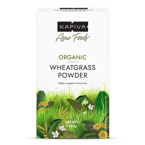 Kapiva Ayur Foods Organic Wheatgrass Powder 100g