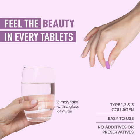 Herbal max Collagen 60 Tablets 800Mg