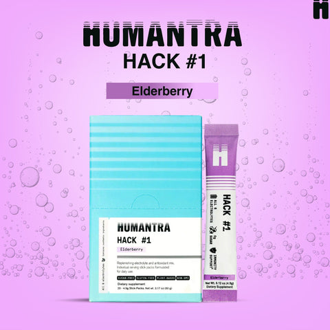 Humantra Electrolyte Berry Pomegranate 70g + Humantra Electrolyte Elderberry 90g + Humantra Electrolyte Himalayan Lime 72g