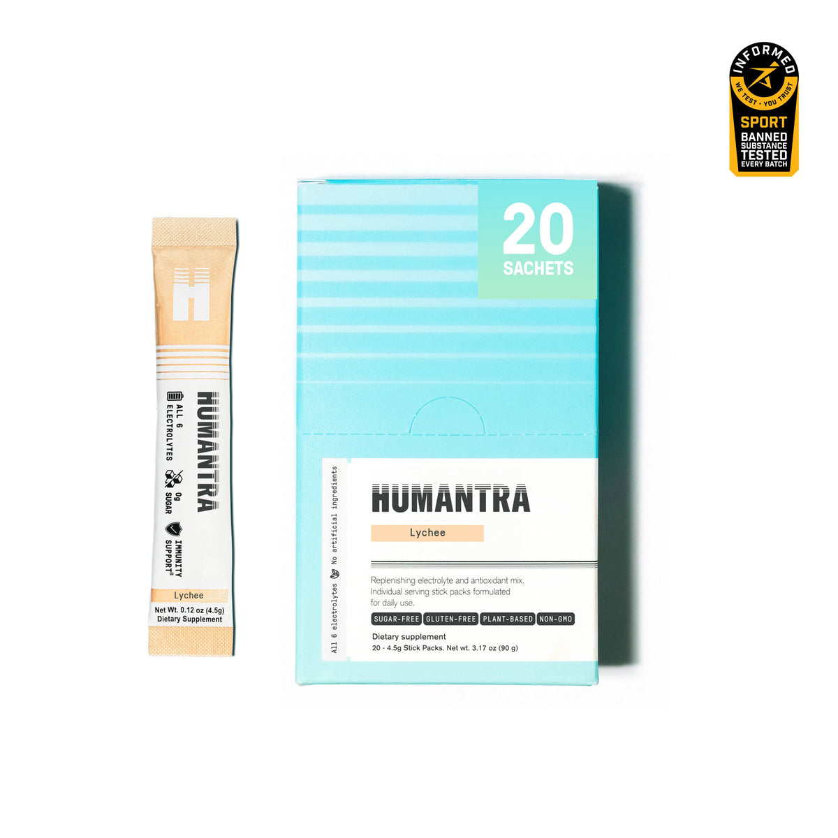 Humantra Electrolyte Lychee flavour 70g