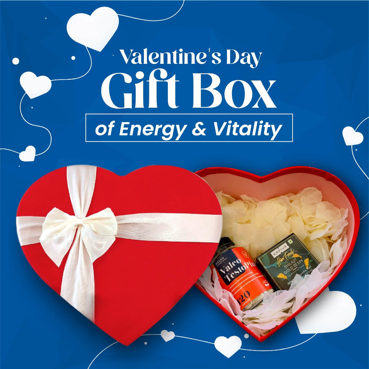 Valentine's Day Vitality Gift Set For Men (FREE RED HEART BOX)