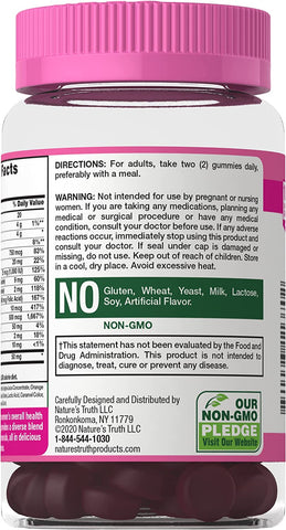 Nature's Truth Women's Multivitamin +Collagen Gummies, 70 Pcs