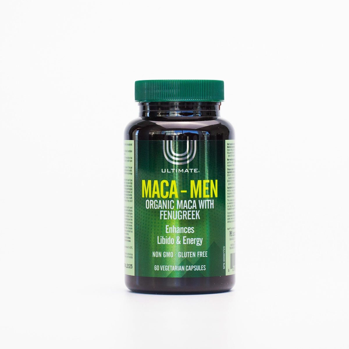 Ultimate Maca Men , Organic Maca with Fenugreek, 60 Capsules