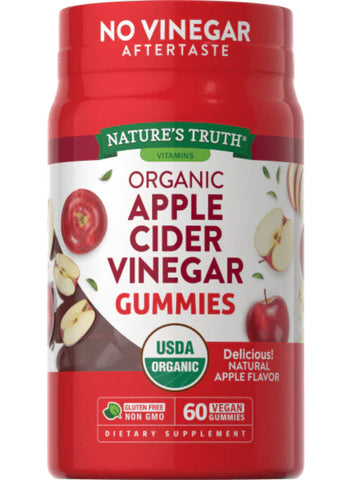 NATURE'S TRUTH APPLE CIDER VINEGAR | ORGANIC 60 Vegan Gummies