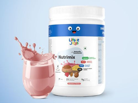 Little Joys NutriMix 7+ 350 gm Strawberry Jar