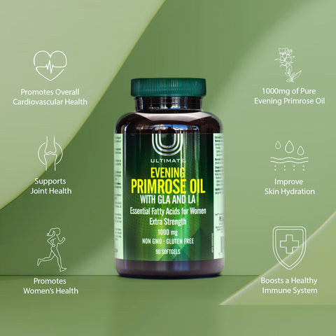 Ultimate Evening Primrose Oil 1000mg 90 soft gels