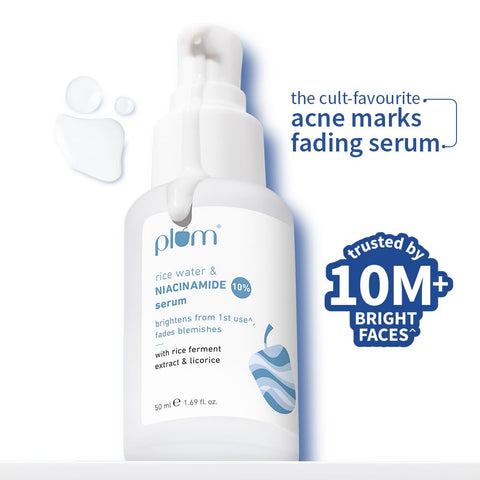 Plum Rice Water & 10% Niacinamide Serum | 50ml |