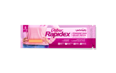 Dabur Rapidex Feminine Patches (Relief from Menstrual Cramps) 5pcs