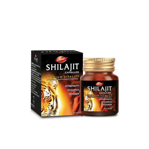 Dabur Shilajit  and Kapiva Ashvagandha gold capsules Combo