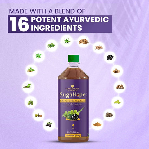 Upakarma Ayurveda SugaHope Diabetic Care Juice 1L