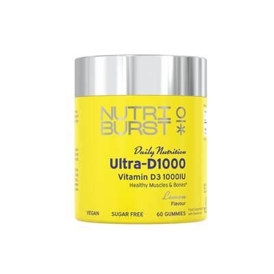 Nutriburst UltraD3 1000 IU  Lemon  60 Gummies