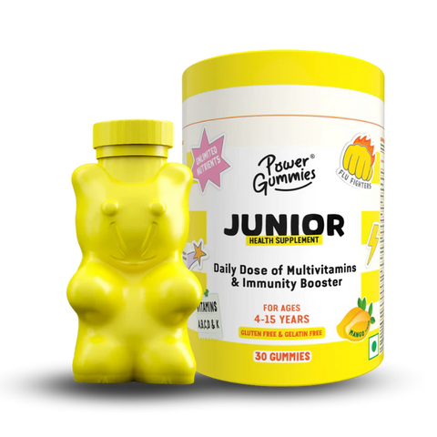 NATURE'S TRUTH KIDS BLACK ELDERBERRY WITH VITAMIN C, ZINC + Power Gummies Junior Daily dose of multivitamin and Immunity Booster 30 Gummies