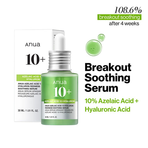 Anua Azelaic Acid 10 Hyaluron Redness Soothing Serum 30 ml