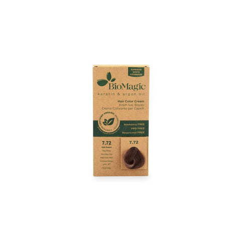 Biomagic Hair Color, 60 Ml - 7/72 Beige Blonde