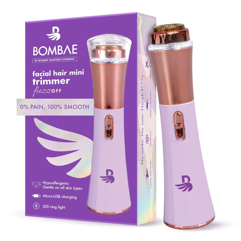 Bombae Facial Hair Mini Trimmer Fuzz Off, 1pc