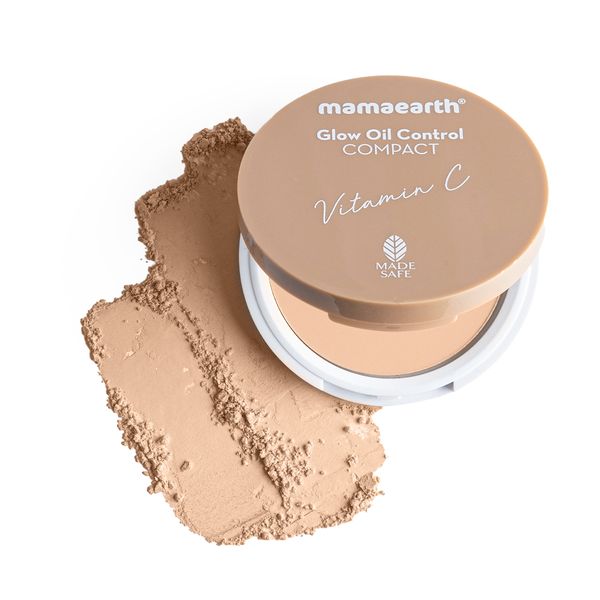 Mamaearth Glow Oil Control Compact 02 Creme Glow 9g