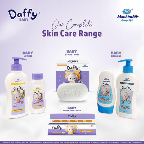 Daffy Baby Lotion - Gentle Moisturising for Newborns, with Calendula & Allantoin, 200ml