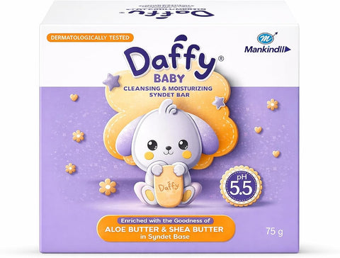 Daffy Baby Soap with Aloe & Shea Butter - Moisturising, 75g