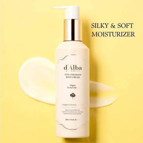 d'Alba Vita Ceramide Body Cream - Vitamin C & Ceramide, 270ml