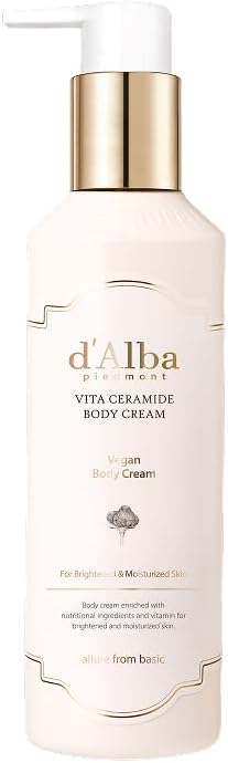d'Alba Vita Ceramide Body Cream - Vitamin C & Ceramide, 270ml