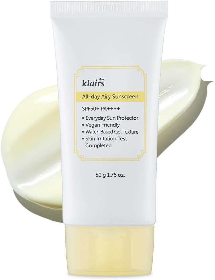 Dear Klairs All-day Airy Sunscreen - SPF 50+ PA++++ - 50ml