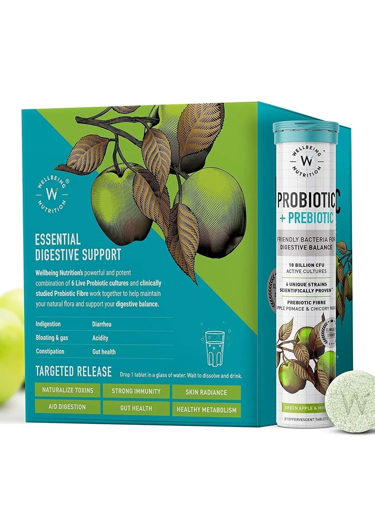 Probiotic + Prebiotic Organic Pack of 6