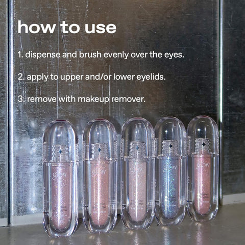 Glow Shattered Glass Eye Glitter - Long-Lasting, Moisture-Rich, 3.5g