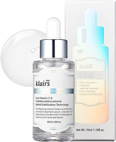 KLAIRS Freshly Juiced Vitamin C Drops - 5% L-Ascorbic Acid with Centella Asiatica - 35ml Serum