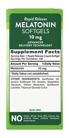 Nature's Truth Melatonin 10mg - 120 softgels