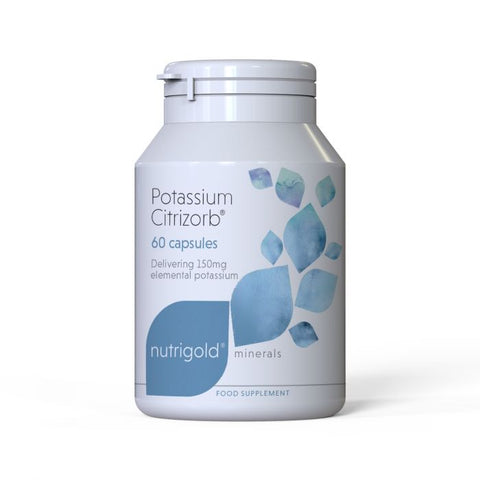 Nutrigold Potassium Citrizorb x 60 Capsules