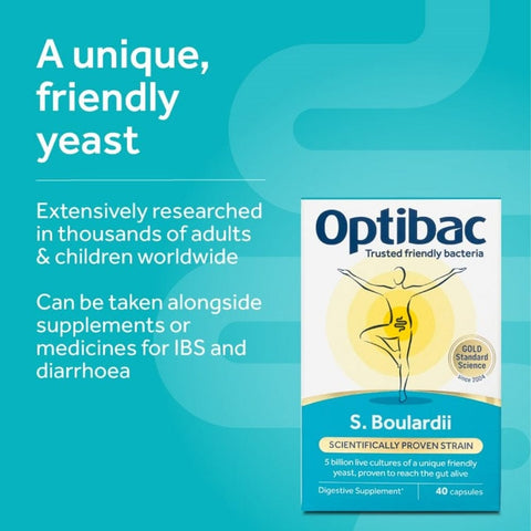 OptiBac Saccharomyces Boulardii Digestive Cap 16's