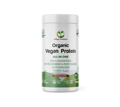 Village Tradition ORGANIC VEGAN PROTEIN - CHOCOLATE
