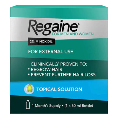Regaine For Men 2% Minioxidil 1 Month's Supply (1X60ml)