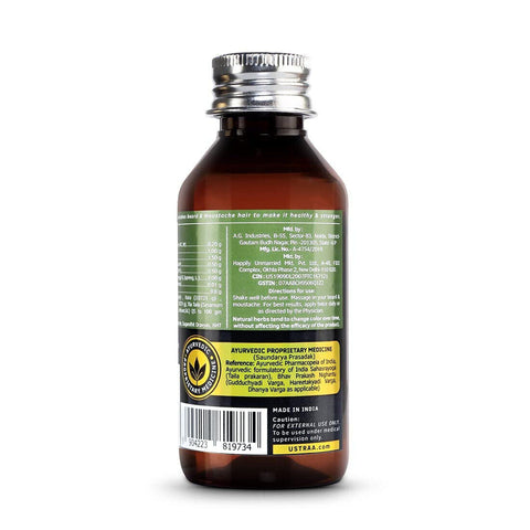 USTRA Ayurvedic Beard Oil with Yastimadhuka Taila 100 ml