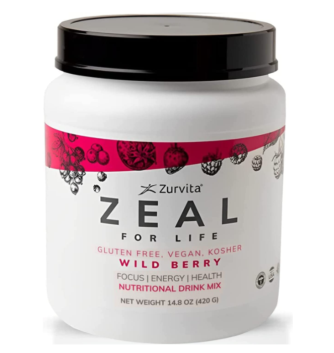 Zurvita ZEAL for Life Nutritional Drink Mix Wild Berry 420 gm