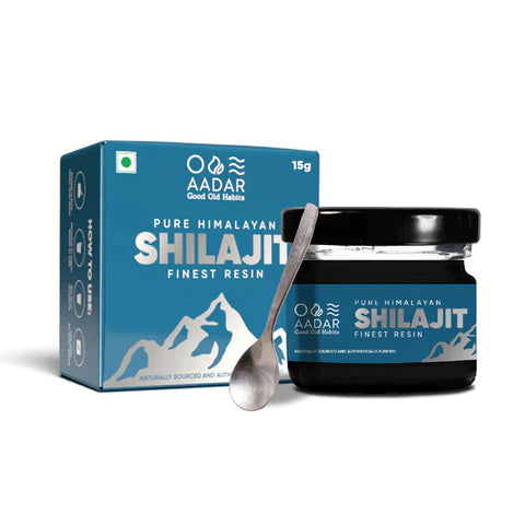 Aadar Shilajit Fine الراتنج وكبسولة الأداء احصل على زيت التحمل مجانًا