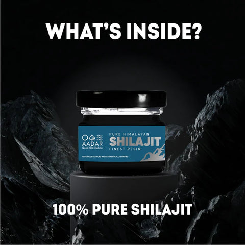 AADAR Pure Himalayan Shilajit - Finest Resin (15 g) Pack of 3