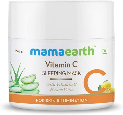 MAMAEARTH Vitamin C Sleeping Mask For Skin Illumination, 100 Gm