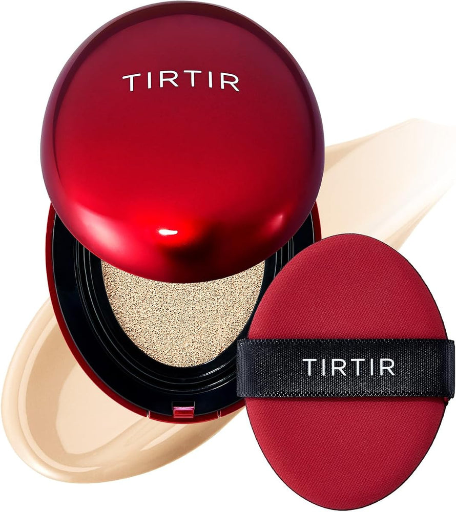 TIRTIR Mask Fit Red Cushion Foundation with Red Propolis - Semi-Matte, 0.63 Fl Oz