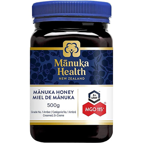 MANUKA HEALTH - MGO 115+ Manuka Honey, 100% Pure New Zealand Honey, 500 g