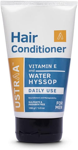 USTRAA Hair Conditioner Vitamin E and Water Hyssop DAILY USE for Men 100g