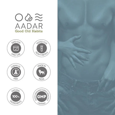 AADAR EXTRA TIME | builds performance time & pleasure | stamina Builder | Shilajit, Gokhru, Musli 60 Capsules