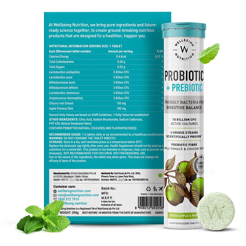 Wellbeing Nutrition Daily Probiotic + Prebiotic
