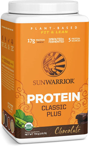 Sunwarrior Fit & Lean Classic Plus Protein 750g - Chocolate