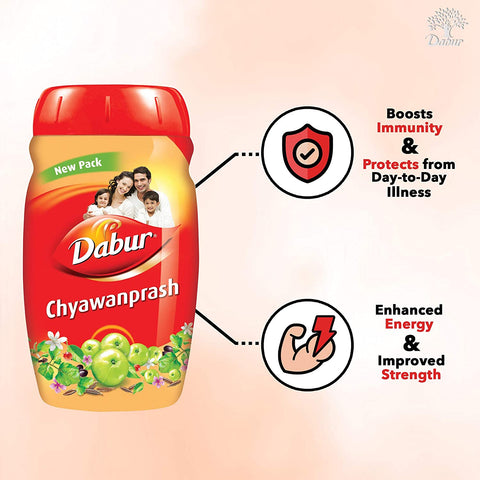 Dabur Chyawanprash- Immunity Booster Enriched With Vitamin C, Herbal, Natural 500 gm