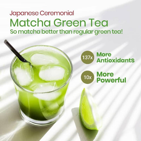 الرفاهية والتغذية شاي ماتشا الأخضر