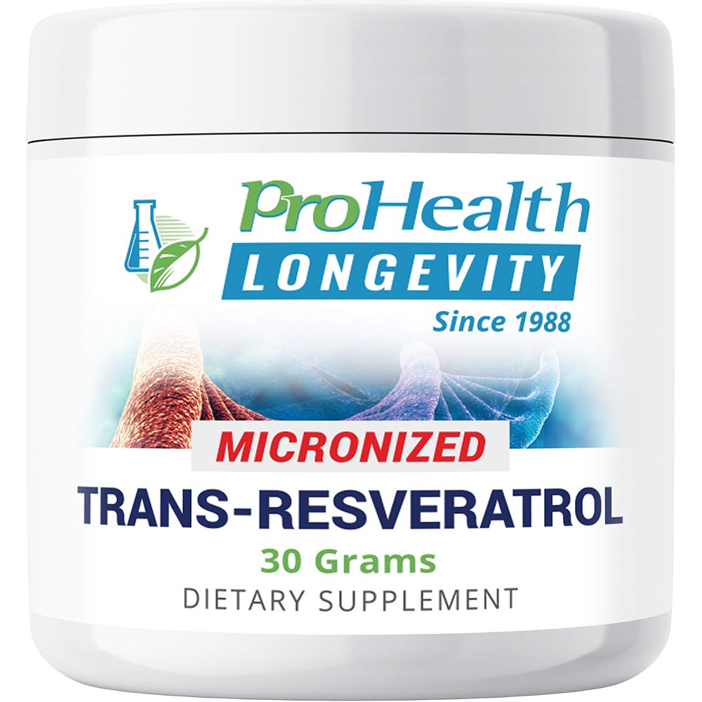 Micronized Trans-Resveratrol, 30 Grams