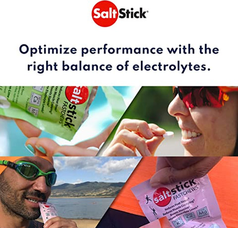 SaltStick Electrolyte Fastchews- Watermelon, 60 Tablets